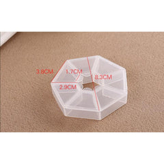 Cutie separator medicamente cu zilele saptamanii, Kaveny, Plastic, 7 compartimente, Mov