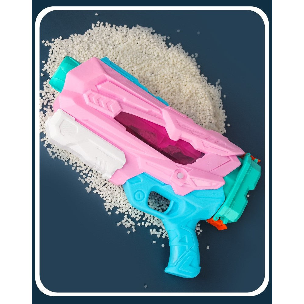Pistol cu Apa pentru Copii, Rezervor, Pentru Piscina/Plaja, Kaveny, 6ani+,  5 duze, Quick Fill, Roz, 800ML