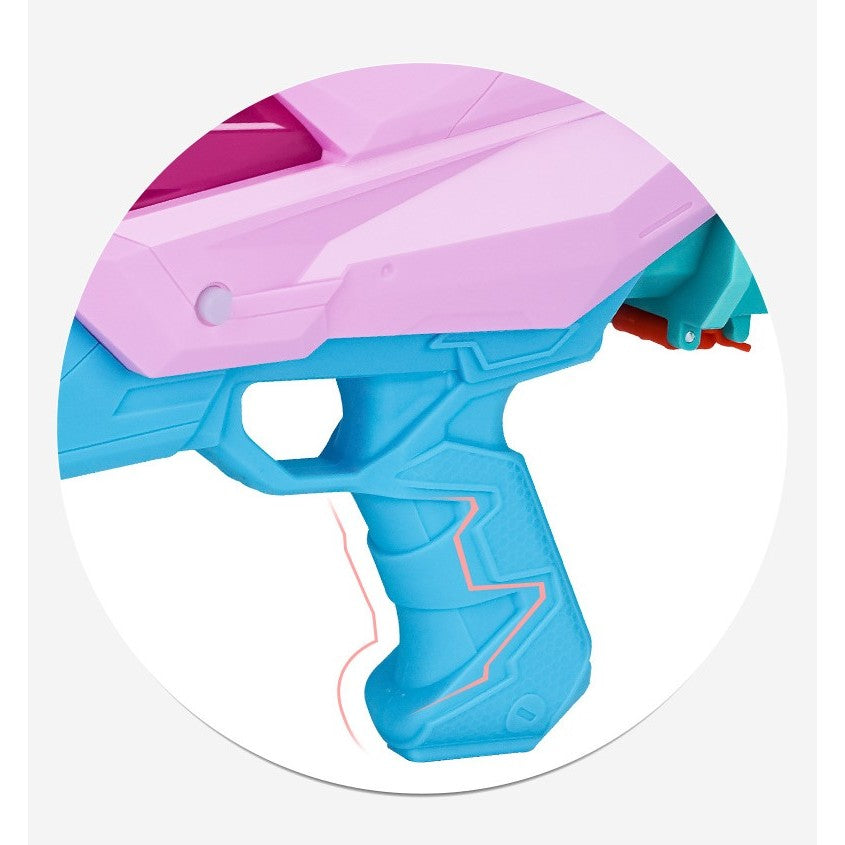 Pistol cu Apa pentru Copii, Rezervor, Pentru Piscina/Plaja, Kaveny, 6ani+,  5 duze, Quick Fill, Roz, 800ML