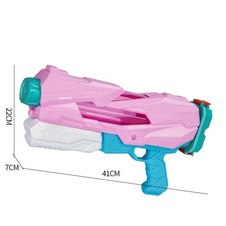 Pistol cu Apa pentru Copii, Rezervor, Pentru Piscina/Plaja, Kaveny, 6ani+,  5 duze, Quick Fill, Roz, 800ML