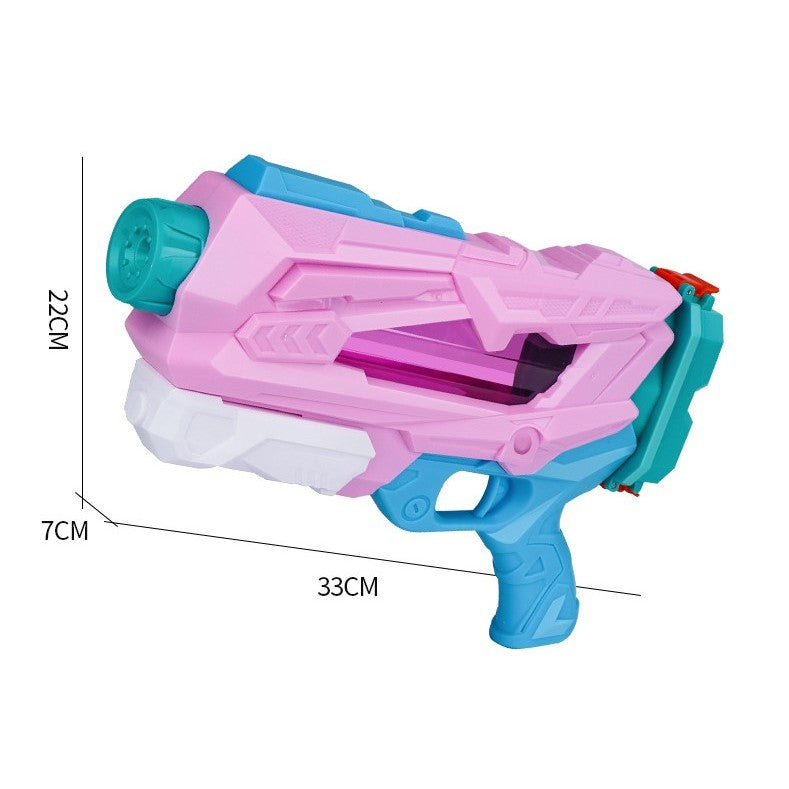 Pistol cu Apa pentru Copii, Rezervor, Pentru Piscina/Plaja, Kaveny, 6ani+,  Quick Fill, Roz, 600ML