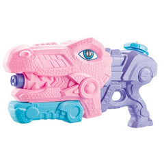 Pistol cu Apa pentru Copii, Rezervor, Pentru Piscina/Plaja, Kaveny, 6ani+, Tiranozaur, 3 duze, Roz, 660ML