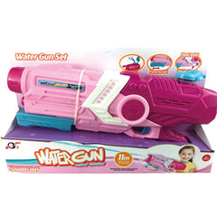 Pistol cu Apa pentru Copii, Rezervor, Pentru Piscina/Plaja, Kaveny, 6ani+, Roz, 2000ML