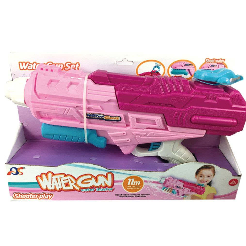 Pistol cu Apa pentru Copii, Rezervor, Pentru Piscina/Plaja, Kaveny, 6ani+, Roz, 1250ML
