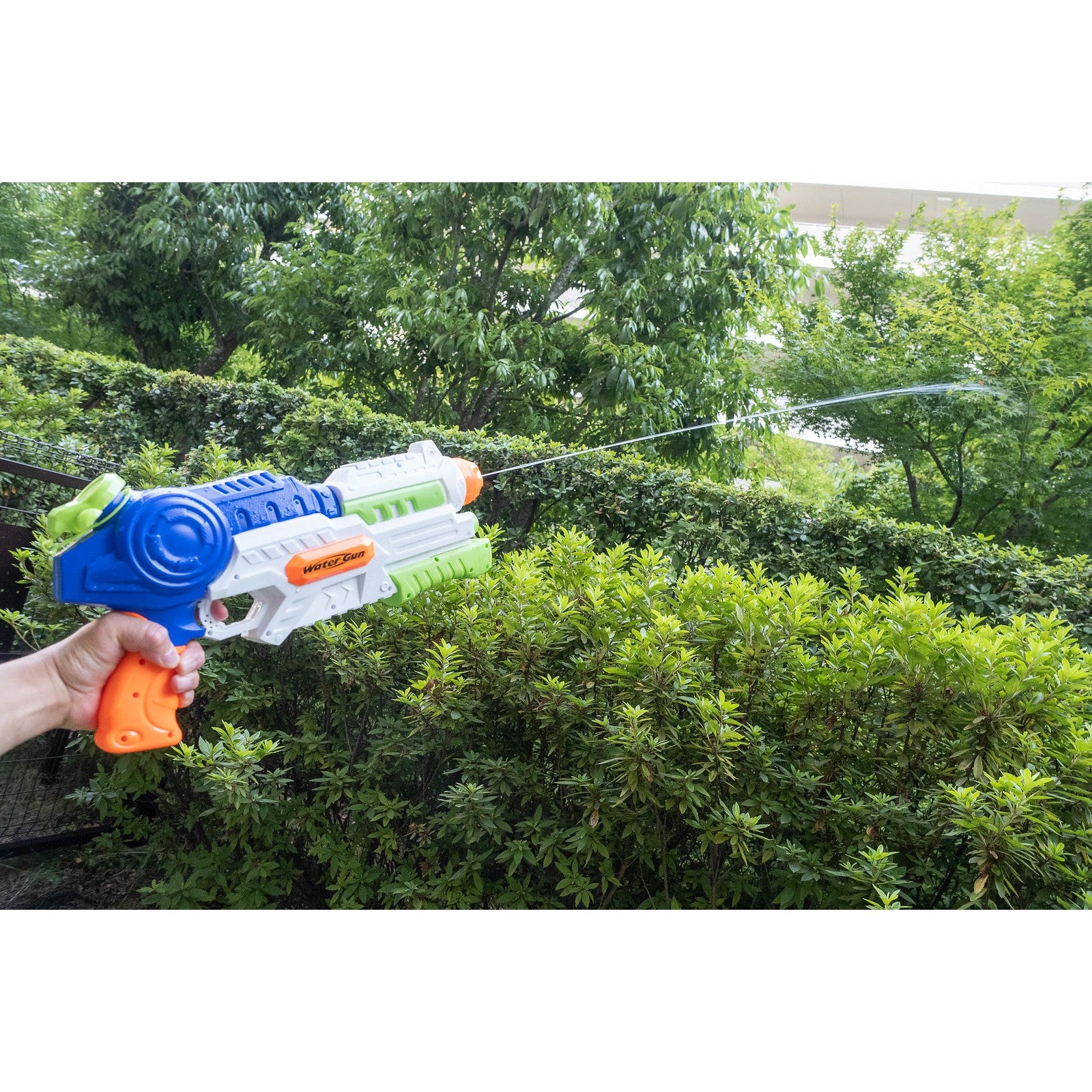 Set 2x Pistol cu Apa pentru Copii, Rezervor, Pentru Piscina/Plaja, Kaveny, 6ani+, Roz + Albastru, 1000 ML