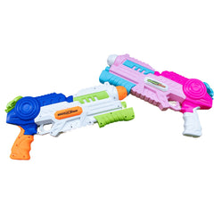 Set 2x Pistol cu Apa pentru Copii, Rezervor, Pentru Piscina/Plaja, Kaveny, 6ani+, Roz + Albastru, 1000 ML