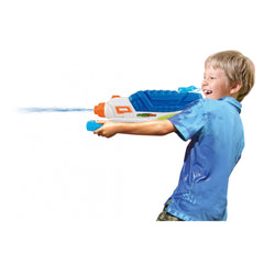 Pistol cu Apa pentru Copii, Rezervor, Pentru Piscina/Plaja, Kaveny, 6ani+, Albastru/Multicolor, 1000ML, model 2
