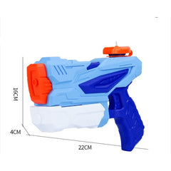 Pistol cu Apa pentru Copii, Rezervor, Pentru Piscina/Plaja, Kaveny, 6ani+,  3 duze, Albastru, 300ML
