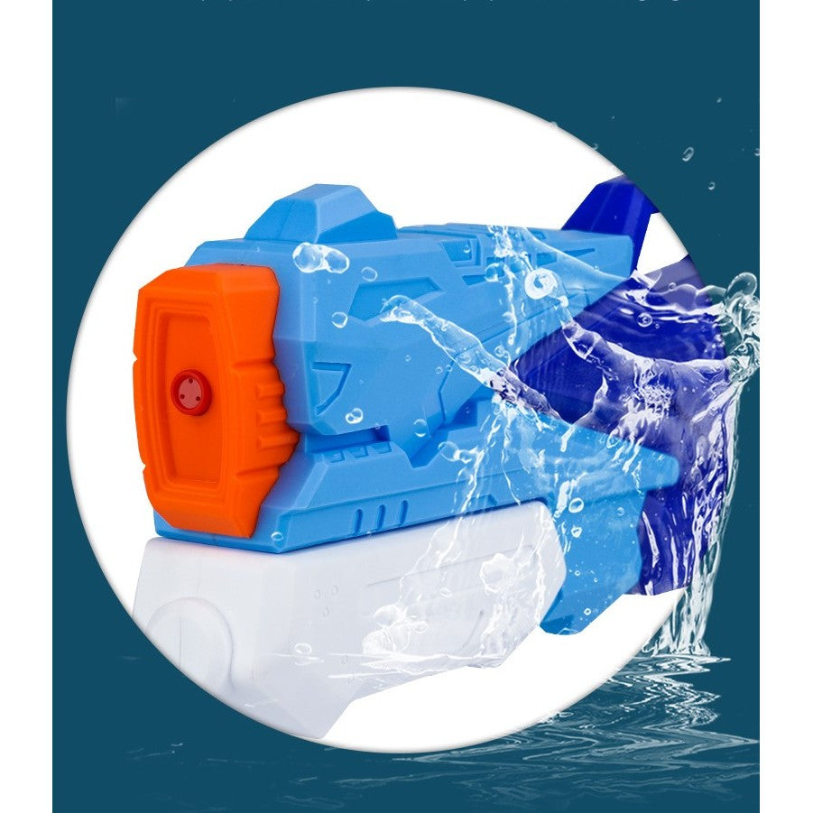 Pistol cu Apa pentru Copii, Rezervor, Pentru Piscina/Plaja, Kaveny, 6ani+,  3 duze, Albastru, 300ML