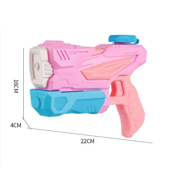 Pistol cu Apa pentru Copii, Rezervor, Pentru Piscina/Plaja, Kaveny, 6ani+,  3 duze, Roz, 300ML