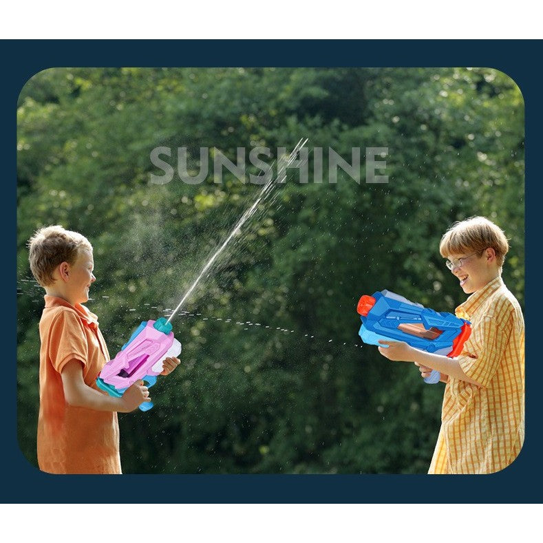 Pistol cu Apa pentru Copii, Rezervor, Pentru Piscina/Plaja, Kaveny, 6ani+,  5 duze, Quick Fill, Albastru, 800ML