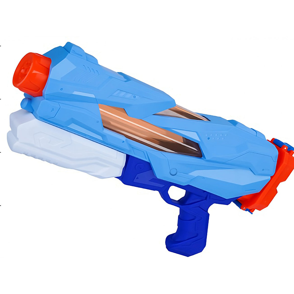 Pistol cu Apa pentru Copii, Rezervor, Pentru Piscina/Plaja, Kaveny, 6ani+,  5 duze, Quick Fill, Albastru, 800ML