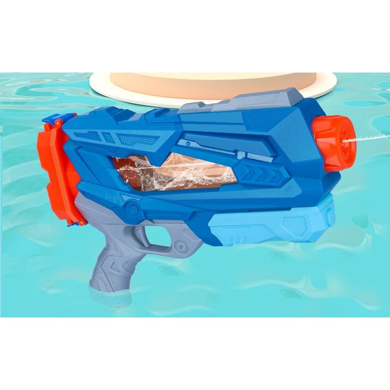 Pistol cu Apa pentru Copii, Rezervor, Pentru Piscina/Plaja, Kaveny, 6ani+,  Quick Fill, Albastru, 600ML