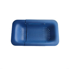 Cos pentru Scurgere Chiuveta de Bucatarie, Kadeny, Plastic, Telescopic, 36x20x5 cm, Albastru