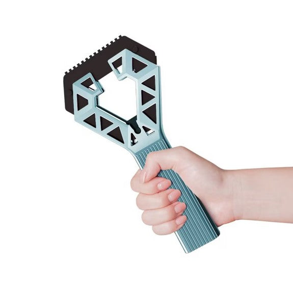 Racleta Auto pentru Zapada cu un Capat, Kadeny, Universala, Deszapezire Masina, cu Maner, Ergonomic, Detasabila, pentru Geamuri si Caroserie, Usor de Utilizat, 23.5x4.3 cm, Albastru