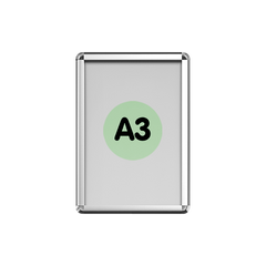 Avizier - Rama click Noki INTR-002, aluminiu, 297x420mm (A3)