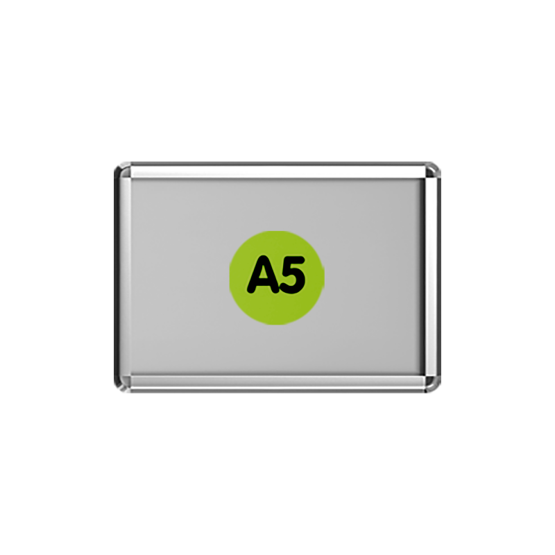 Avizier - Rama click Noki INTR-004, aluminiu, 148x210mm (A5)