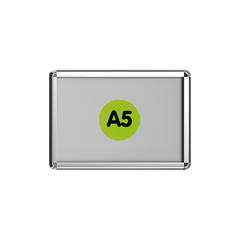 Avizier - Rama click Noki INTR-004, aluminiu, 148x210mm (A5)