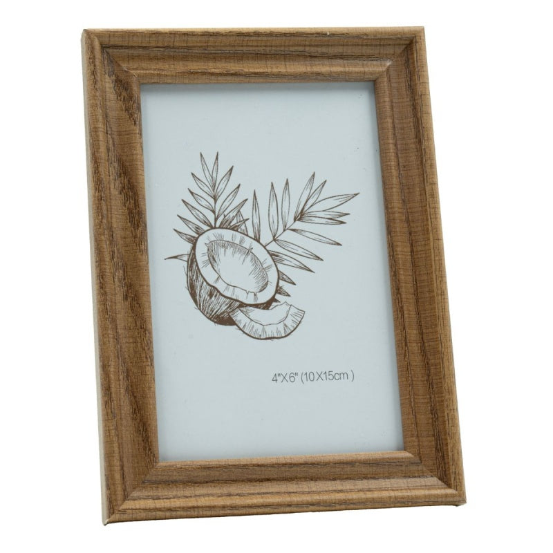 Rama foto No.K115, PVC, 10x15cm, maro natur