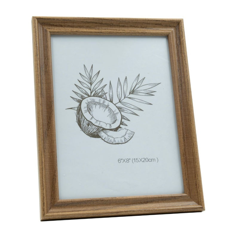 Rama foto No.K115, PVC, 15x20cm, maro natur