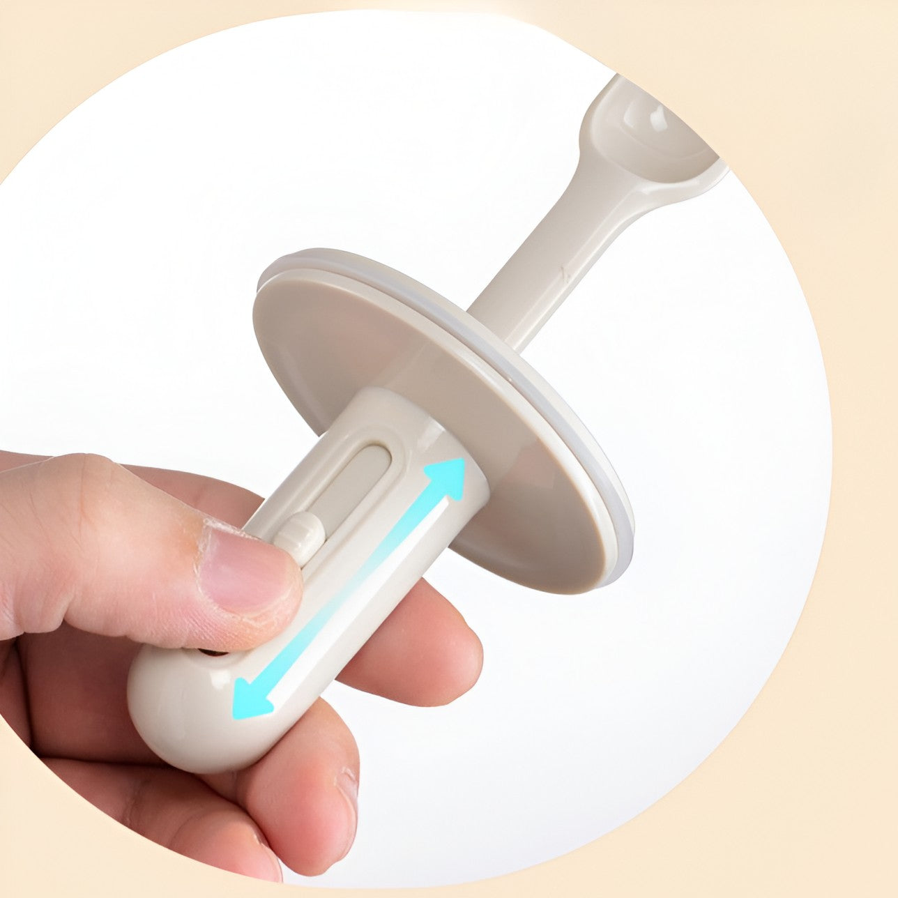 Recipient pentru Depozitarea Condimentelor, Kadeny, Borcan din Sticla, Capac si Lingura Incorporate, Uz Casnic, 300 ml, 7.1x7.1x14.8 cm, Gri