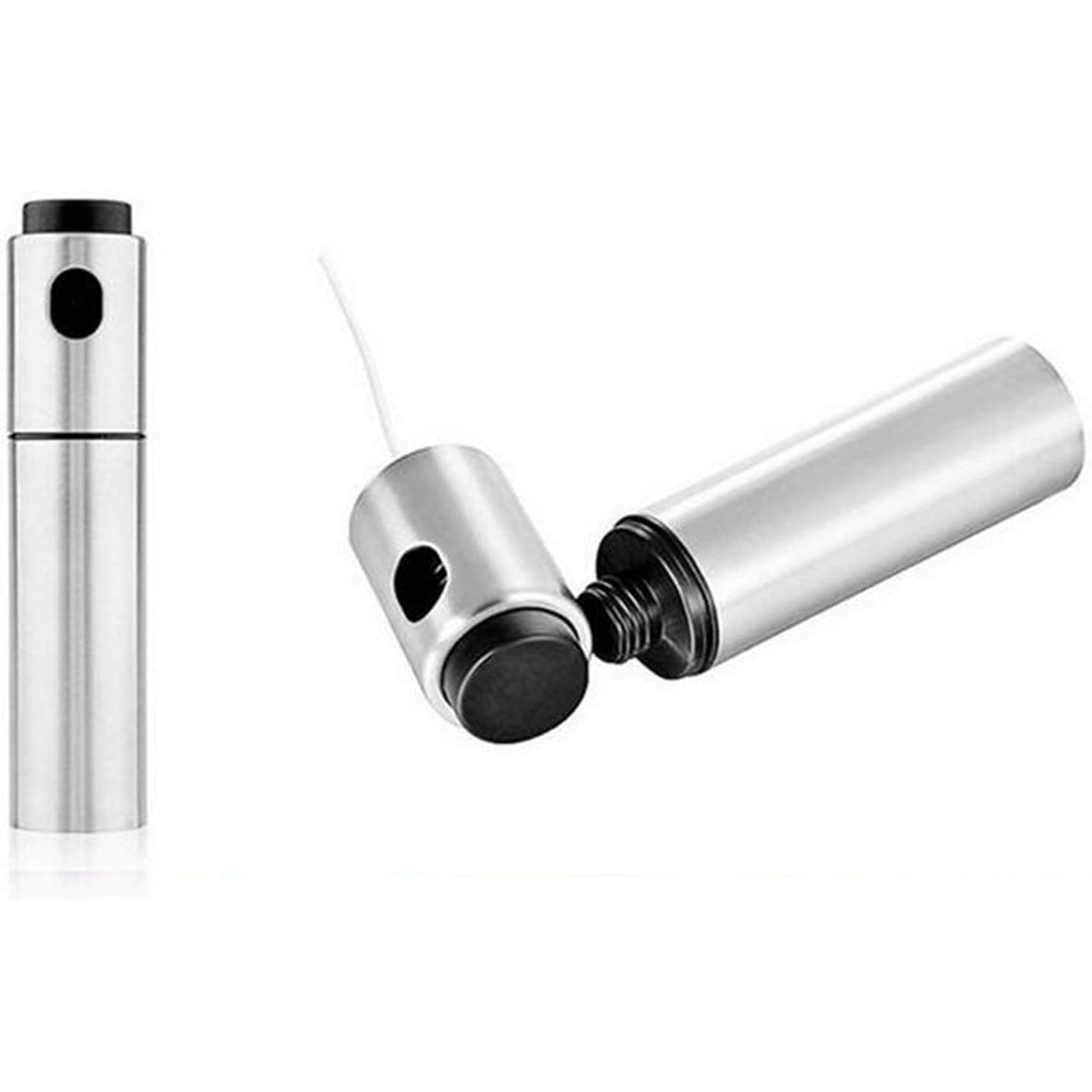 Pulverizator ulei Kaveny, spray, material otel inoxidabil, manual, 100 ml, 17.7 x 4 cm, argintiu