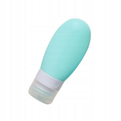 Recipient Portabil din Silicon Elegant de Voiaj, Sticla de Calatorie, Kadeny, Potrivita pentru Lotiune, Sampon si Alte Lichide, Anti-scurgere, cu Posibilitate de Reumplere, Capacitate 90mL, Verde