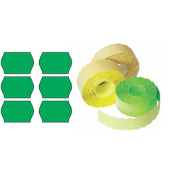 Etichete de pret, 26x12mm, permanente, verde, rola 1500 etichete