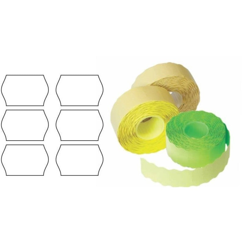 Etichete de pret, 26x16mm, permanente, alb, rola 1000 etichete