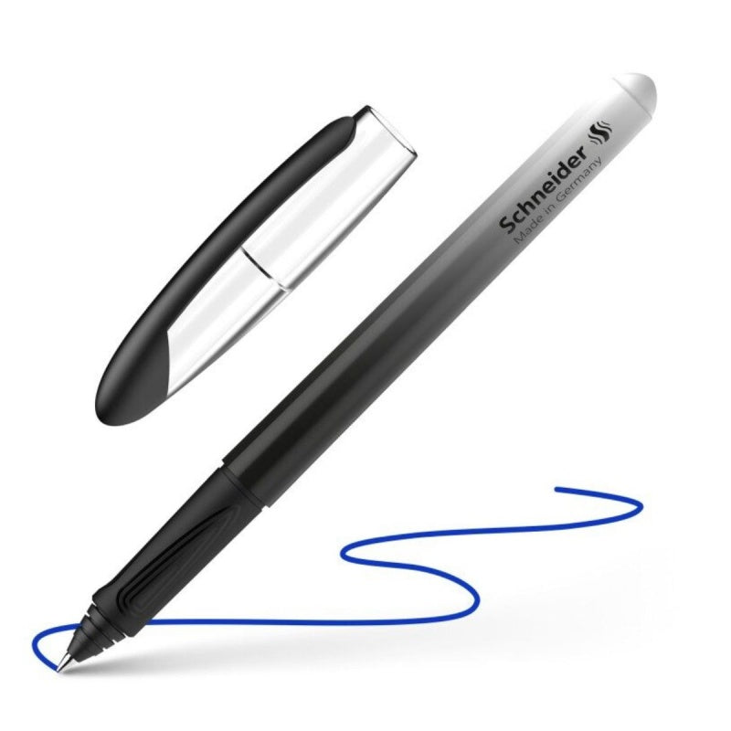 Roller Schneider Voyage ROG180 / 187661, 0.8mm, grip cauciucat, negru / alb