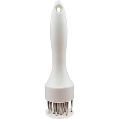Ustensila pentru fragezit carnea, cu 21 de tije ascutite din inox 304, 20 cm, alb