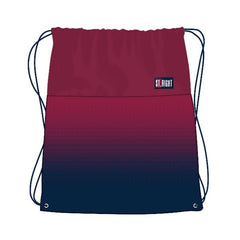 Rucsac cu snur pentru copii St.Majewski St.Right Burgund Gradient, 43cm, grena cu bleumarin