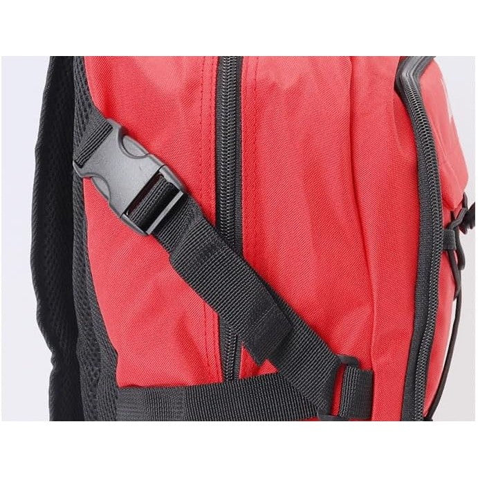 Rucsac de Baschet Multifunctional, Kadeny, pentru Calatorie, Sport, Scoala, cu Compartiment pentru Pantofi si Minge, 32 Litri, 45x32x22 cm Rosu-Negru