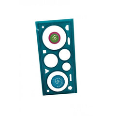 Sablon Colorarte, flori, spirograf, plastic, 5 forme diferite, creativ - rotativ