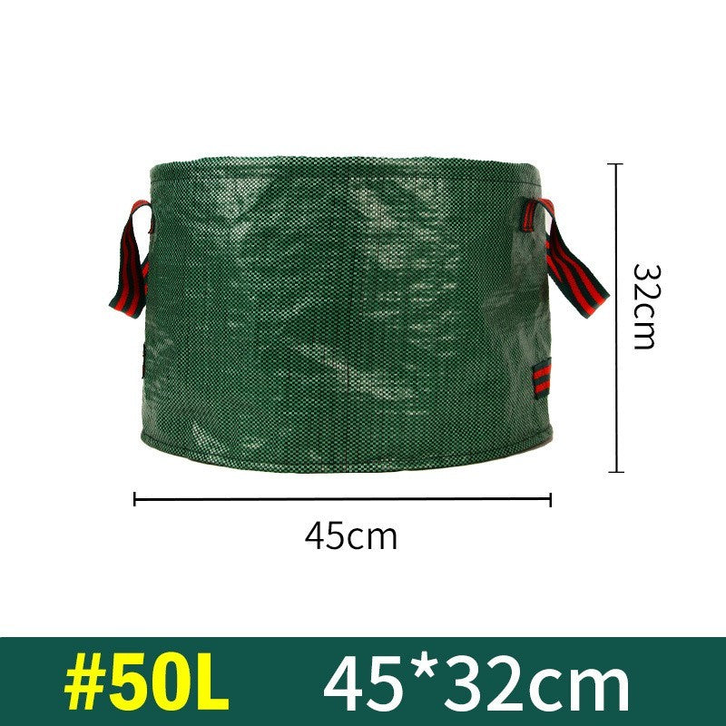 Sac de Colectare a Frunzelor, Kadeny, Cos Sac pentru Gradina, Sac de Depozitare a Frunzelor, 45 x 32 cm, 50 l, Verde