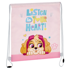 Rucsac cu snur pentru copii Starpak Paw Patrol 506011, roz, 40x34cm