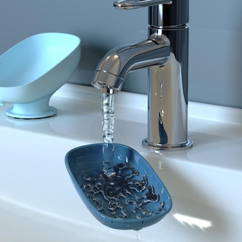 Savoniera din Plastic, Kadeny, cu Ventuza, Design Modern, Albastru