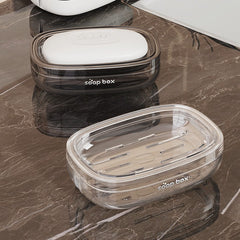 Savoniera, Kadeny, Pentru Blat, PET, Scurgere Optima, din Plastic, 13 x 9 x 4 cm, Gri