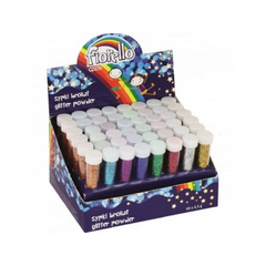 Sclipici decorativ pulbere, 216g (6x8x4.5g), set 48 buc, Fiorello, GR-B5D / 170-2236