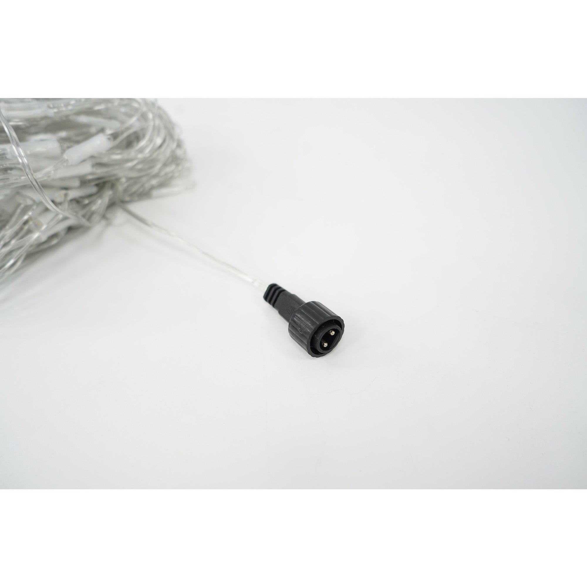 Sectiune Instalatie de Craciun Kaveny, Tip Plasa, 120 LED-uri, 1.5 x 1.5 m, 8 jocuri de lumini, Interconectabila, Fir transparent, Alb cald