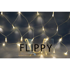 Sectiune Instalatie de Craciun Kaveny, Tip Plasa, 320 LED-uri, 3 m x 3 m, 8 jocuri de lumini, Interconectabila, Fir transparent, Alb cald