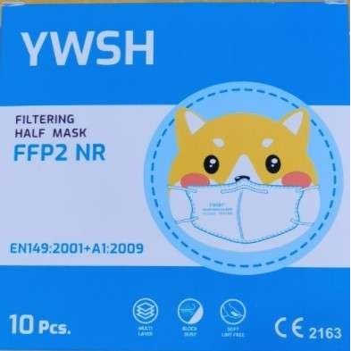 Semi masca filtrare particule FFP2, CE 2163, copii