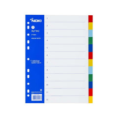 Separator plastic Noki 59126, A4, set 12 culori