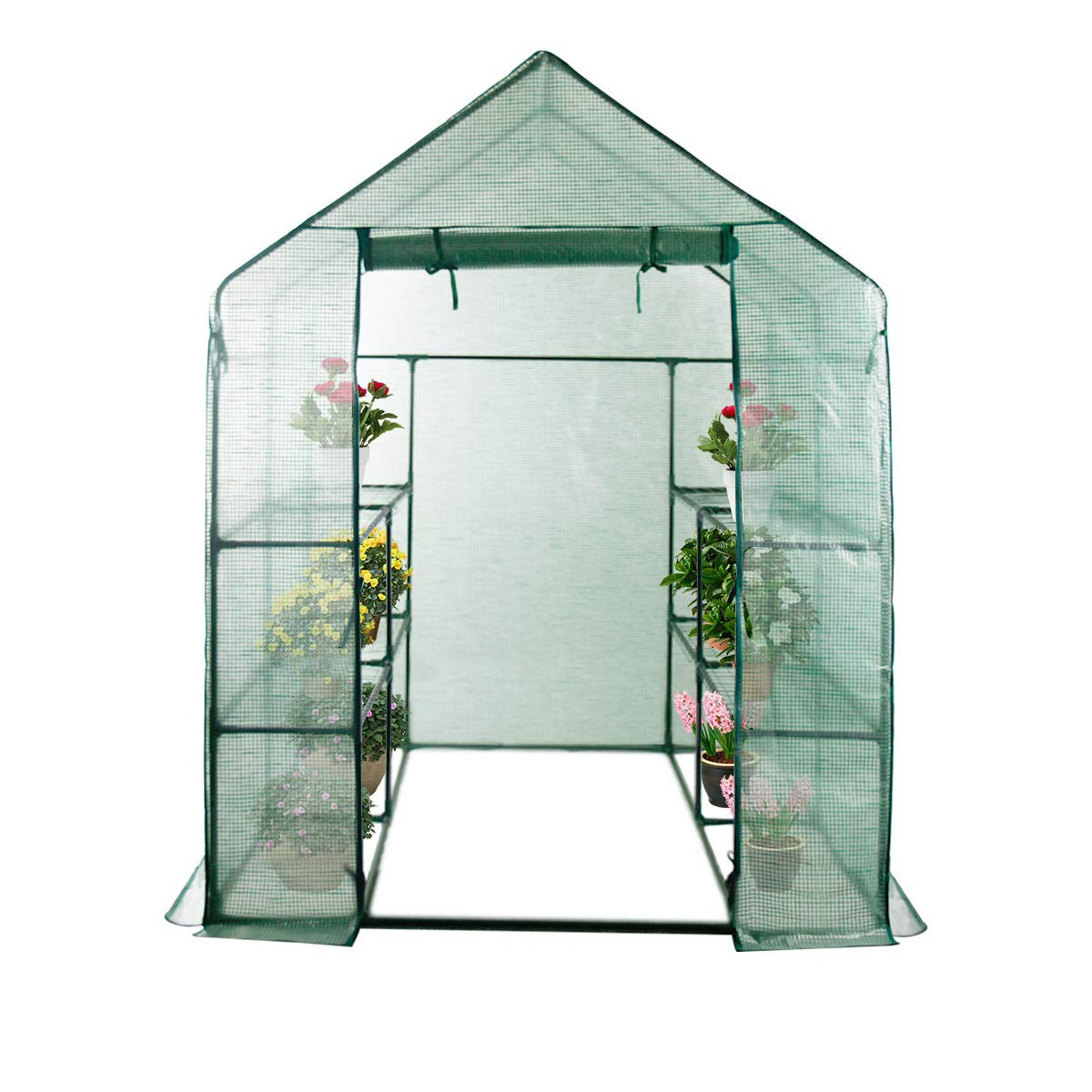 Sera polietilena Micul Fermier 1.4x1.4x1.9m densitate 140g/mp rezistenta radiatii solare UV4