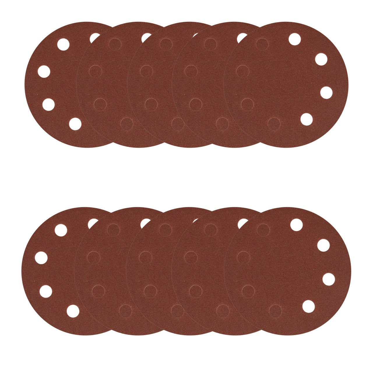 Set 10 hartie abraziva P150 8gauri 180mm