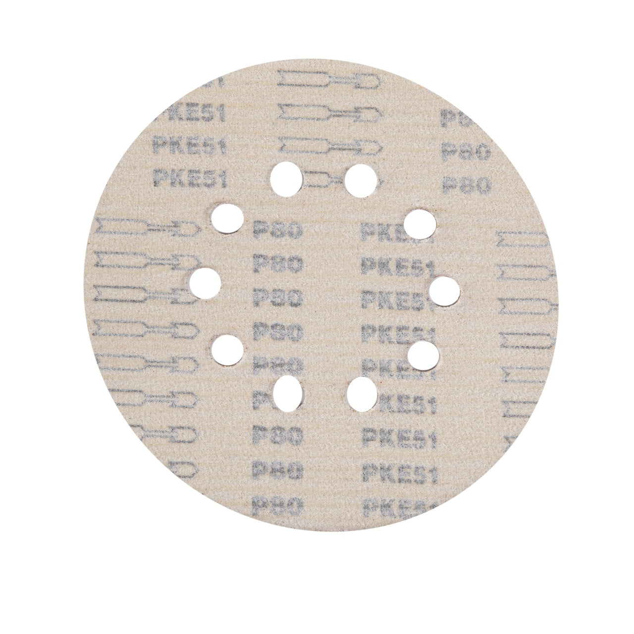 Set 10 hartie abraziva P80 10gauri 215mm