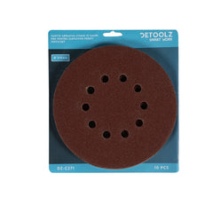 Set 10 hartie abraziva P80 10gauri 215mm