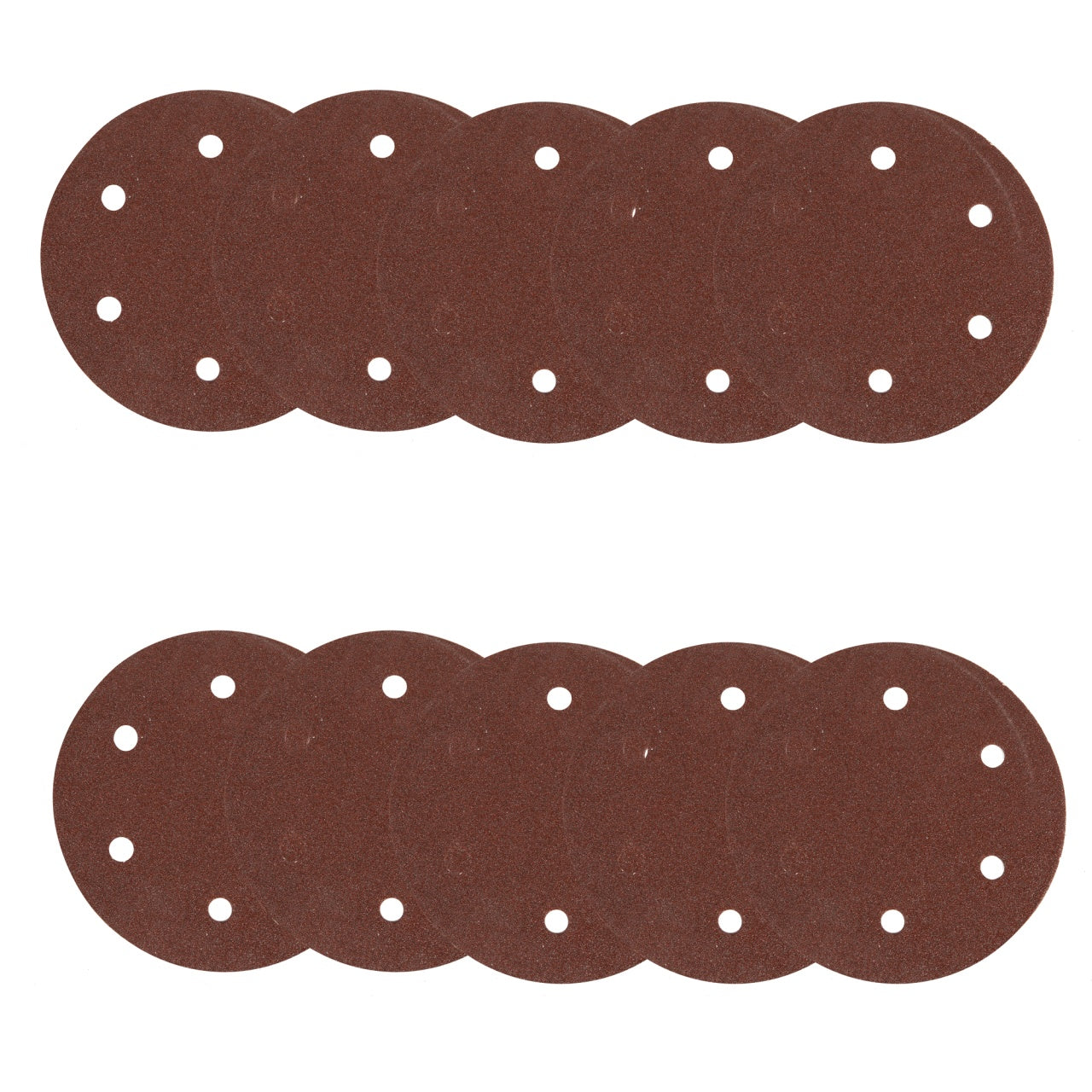 Set 10 hartie abraziva P80 6gauri 215mm