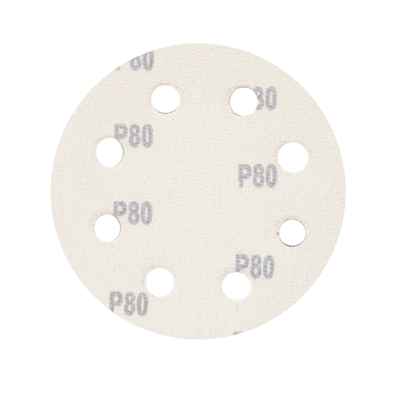 Set 10 hartie abraziva P80 8gauri 180mm