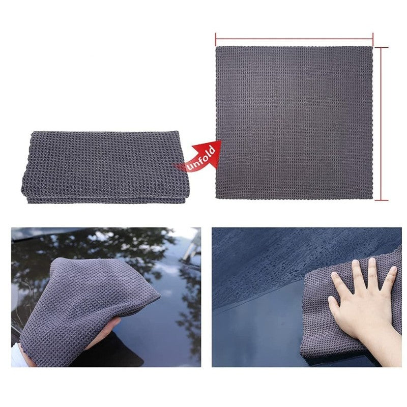 Set 12 Accesorii pentru Curatare Auto, Kadeny, Interior si Exterior, Curatare Jante, Cauciucuri, Gri